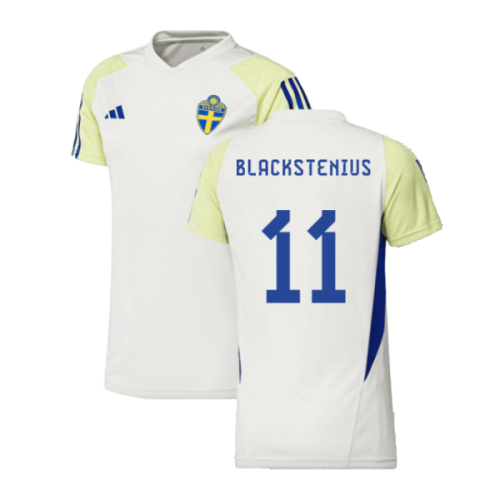 2023-2024 Sweden Training Shirt (White) - Ladies (Blackstenius 11)