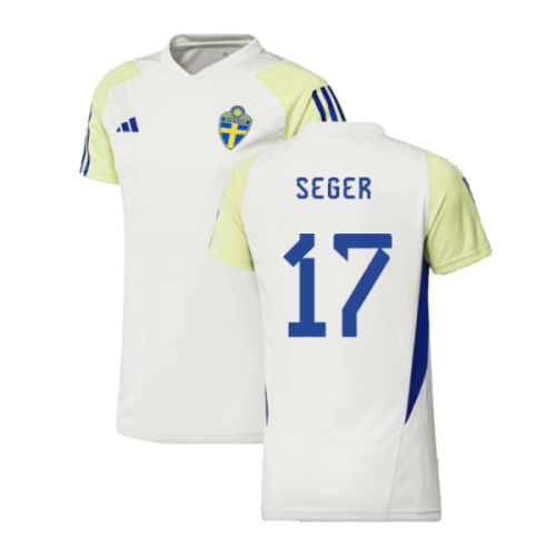 2023-2024 Sweden Training Shirt (White) - Ladies (Seger 17)