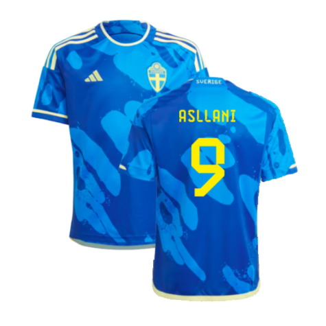 2023-2024 Sweden WWC Away Shirt (Kids) (Asllani 9)