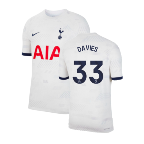 2023-2024 Tottenham Authentic Home Shirt (Davies 33)