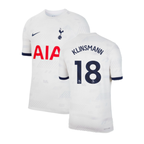 2023-2024 Tottenham Authentic Home Shirt (Klinsmann 18)