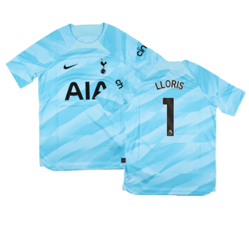 2023-2024 Tottenham Home Goalkeeper Shirt (Blue) - Kids (Lloris 1)