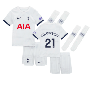 2023-2024 Tottenham Home Mini Kit (Kulusevski 21)