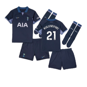 2023-2024 Tottenham Hotspur Away Mini Kit (Kulusevski 21)