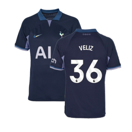 2023-2024 Tottenham Hotspur Away Shirt (Veliz 36)