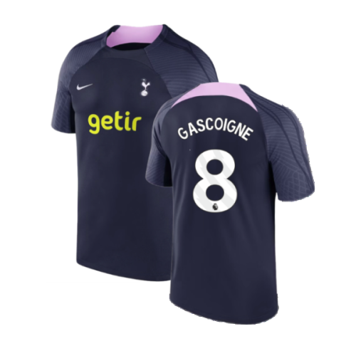 2023-2024 Tottenham Strike Dri-Fit Training Shirt (Marine) (Gascoigne 8)