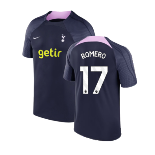 2023-2024 Tottenham Strike Dri-Fit Training Shirt (Marine) (Romero 17)