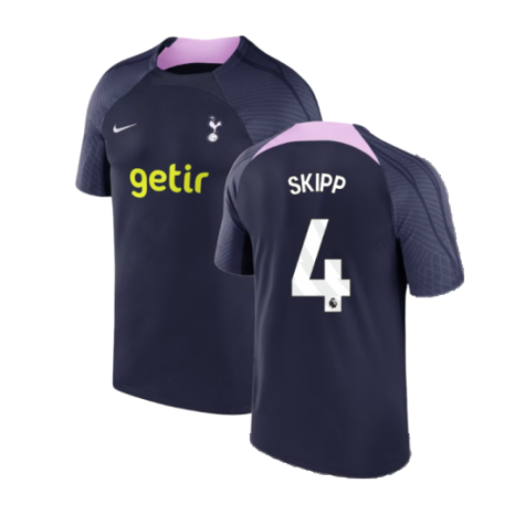 2023-2024 Tottenham Strike Dri-Fit Training Shirt (Marine) (Skipp 4)