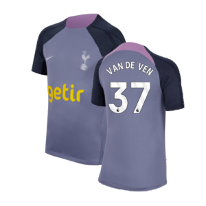 2023-2024 Tottenham Strike Dri-Fit Training Shirt (Violet) (Van De Ven 37)