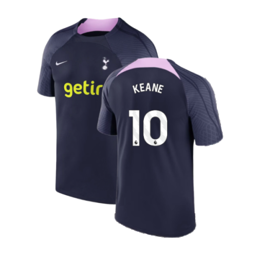 2023-2024 Tottenham Training Shirt (Marine) - Kids (Keane 10)