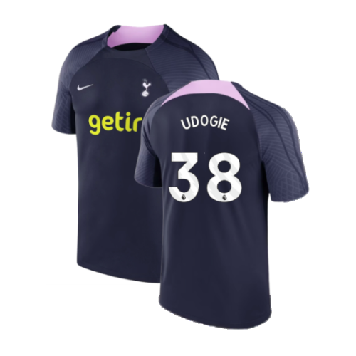 2023-2024 Tottenham Training Shirt (Marine) - Kids (Udogie 38)