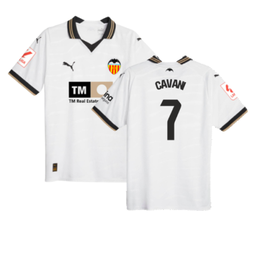 2023-2024 Valencia Home Shirt (Kids) (CAVANI 7)