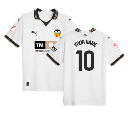 2023-2024 Valencia Home Shirt (Kids) (Your Name)