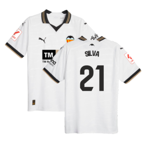 2023-2024 Valencia Home Shirt (SILVA 21)