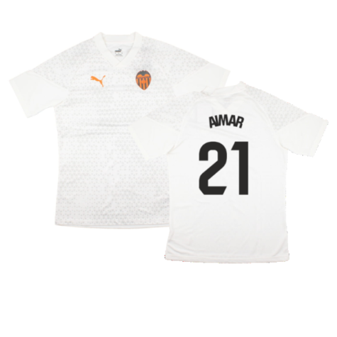 2023-2024 Valencia Training Jersey (White) (AIMAR 21)