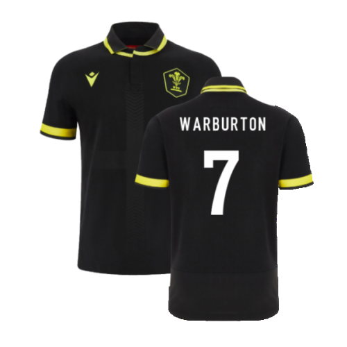 2023-2024 Wales Rugby Alternate Cotton Shirt (Warburton 7)