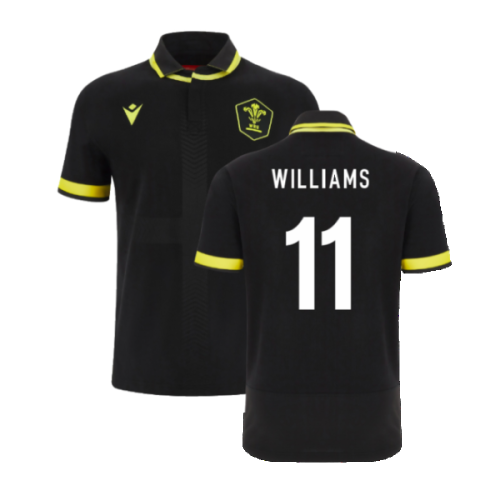 2023-2024 Wales Rugby Alternate Cotton Shirt (Williams 11)