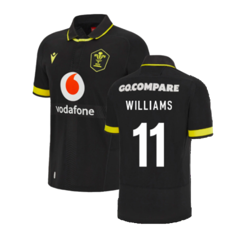 2023-2024 Wales Rugby Away WRU Shirt (Williams 11)