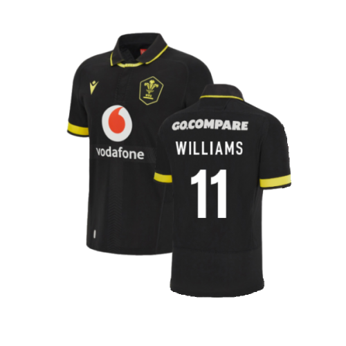 2023-2024 Wales Rugby WRU Away Shirt (Kids) (Williams 11)