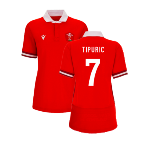 2023-2024 Wales Rugby WRU Home Cotton Shirt (Ladies) (Tipuric 7)