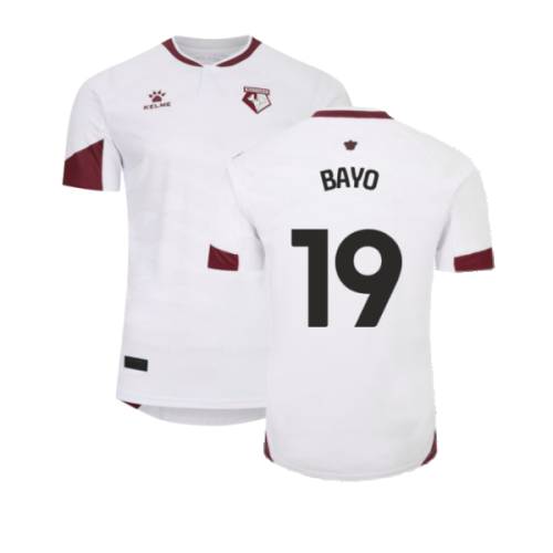 2023-2024 Watford Away Shirt (no sponsor) (Bayo 19)