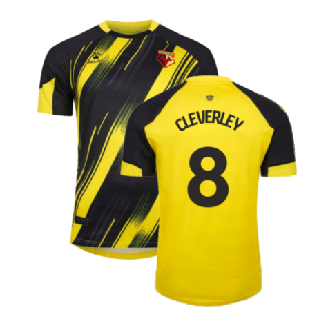 2023-2024 Watford Home Shirt (no sponsor) (Cleverley 8)