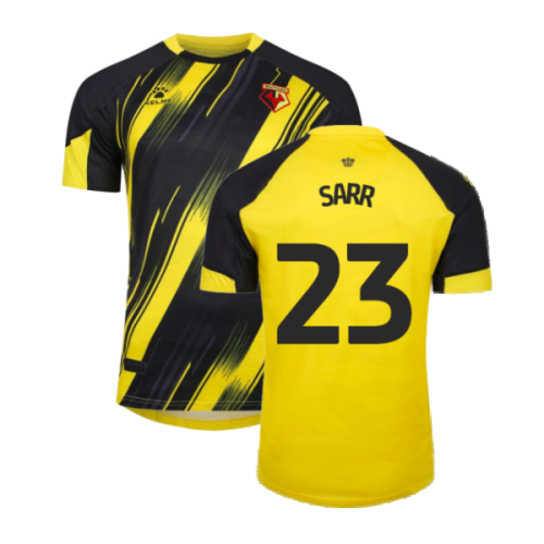 2023-2024 Watford Home Shirt (no sponsor) (Sarr 23)