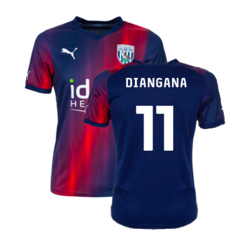 2023-2024 West Bromwich Albion Away Shirt (DIANGANA 11)