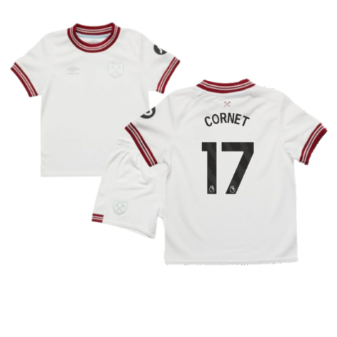 2023-2024 West Ham Away Infant Mini Kit (CORNET 17)