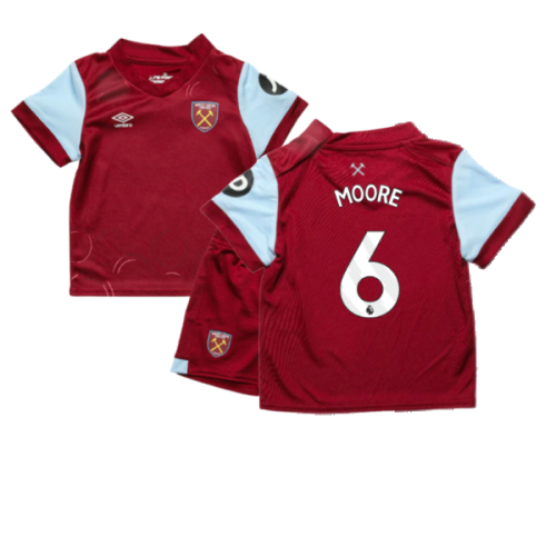 2023-2024 West Ham Home Baby Kit (MOORE 6)