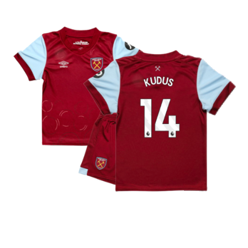 2023-2024 West Ham Home Infant Kit (Kudus 14)