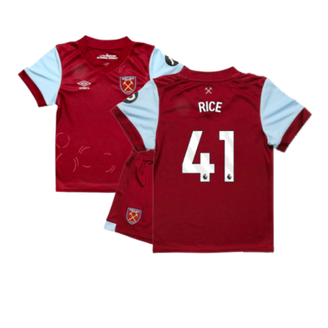 2023-2024 West Ham Home Infant Kit (RICE 41)