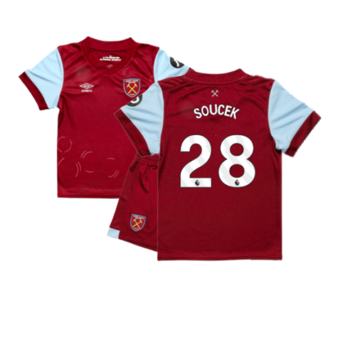 2023-2024 West Ham Home Infant Kit (SOUCEK 28)