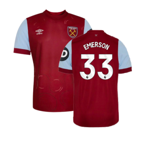 2023-2024 West Ham Home Shirt (Kids) (EMERSON 33)