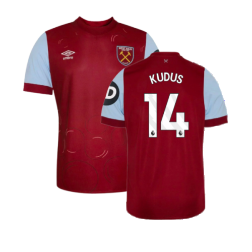 2023-2024 West Ham Home Shirt (Kids) (Kudus 14)