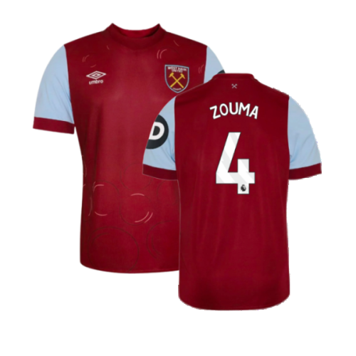 2023-2024 West Ham Home Shirt (Kids) (ZOUMA 4)