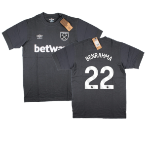 2023-2024 West Ham Leisure Tee (Carbon) (BENRAHMA 22)