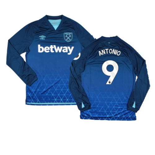 2023-2024 West Ham Long Sleeve Third Shirt (ANTONIO 9)