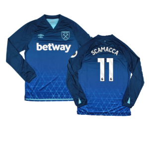 2023-2024 West Ham Long Sleeve Third Shirt (SCAMACCA 11)