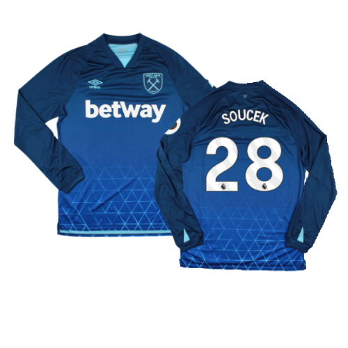 2023-2024 West Ham Long Sleeve Third Shirt (SOUCEK 28)