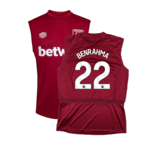 2023-2024 West Ham Sleeveless Tee (Claret) (BENRAHMA 22)