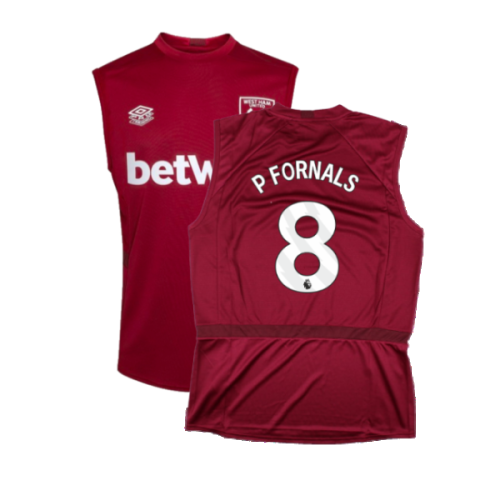 2023-2024 West Ham Sleeveless Tee (Claret) (P FORNALS 8)