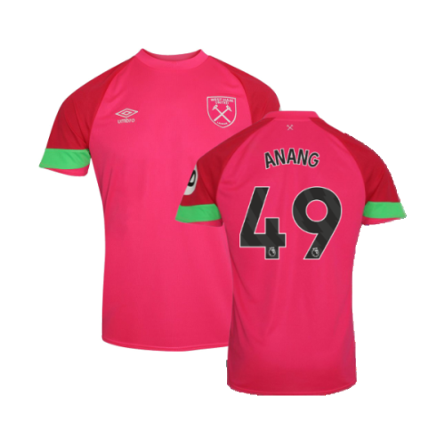 2023-2024 West Ham Third Goalkeeper Shirt (Pink) - Kids (Anang 49)