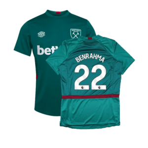 2023-2024 West Ham Training Jersey (Alexanderite) (BENRAHMA 22)