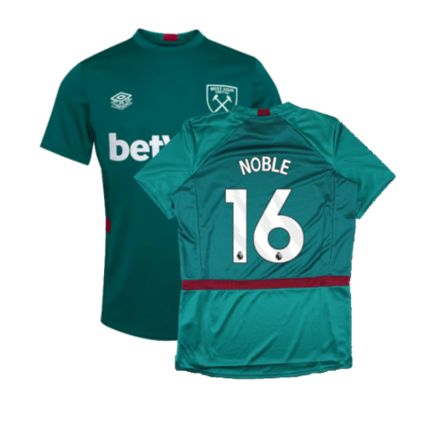 2023-2024 West Ham Training Jersey (Alexanderite) (NOBLE 16)