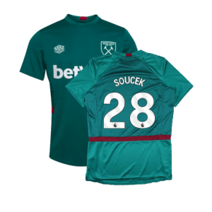 2023-2024 West Ham Training Jersey (Alexanderite) (SOUCEK 28)