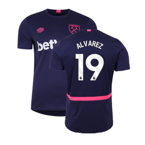 2023-2024 West Ham Training Jersey (Austral Aura) (ALVAREZ 19)