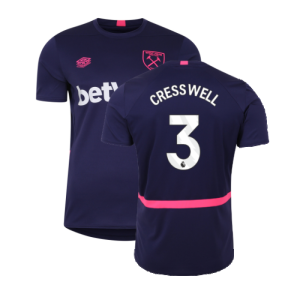 2023-2024 West Ham Training Jersey (Austral Aura) (CRESSWELL 3)