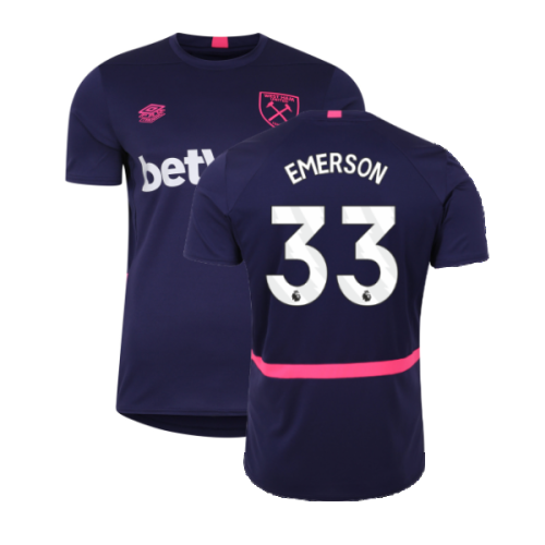 2023-2024 West Ham Training Jersey (Austral Aura) (EMERSON 33)