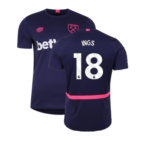 2023-2024 West Ham Training Jersey (Austral Aura) (INGS 18)